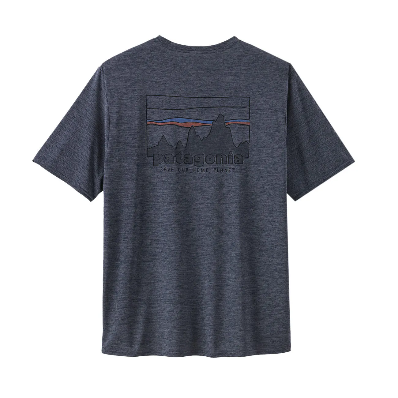 TSHIRT COOL DAILY GRAPHIC Uomo Skyline Smolder Blue