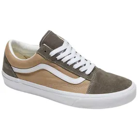 Vans Old Skool Sneaker Canvas/ Suede Block Brown (Women's)