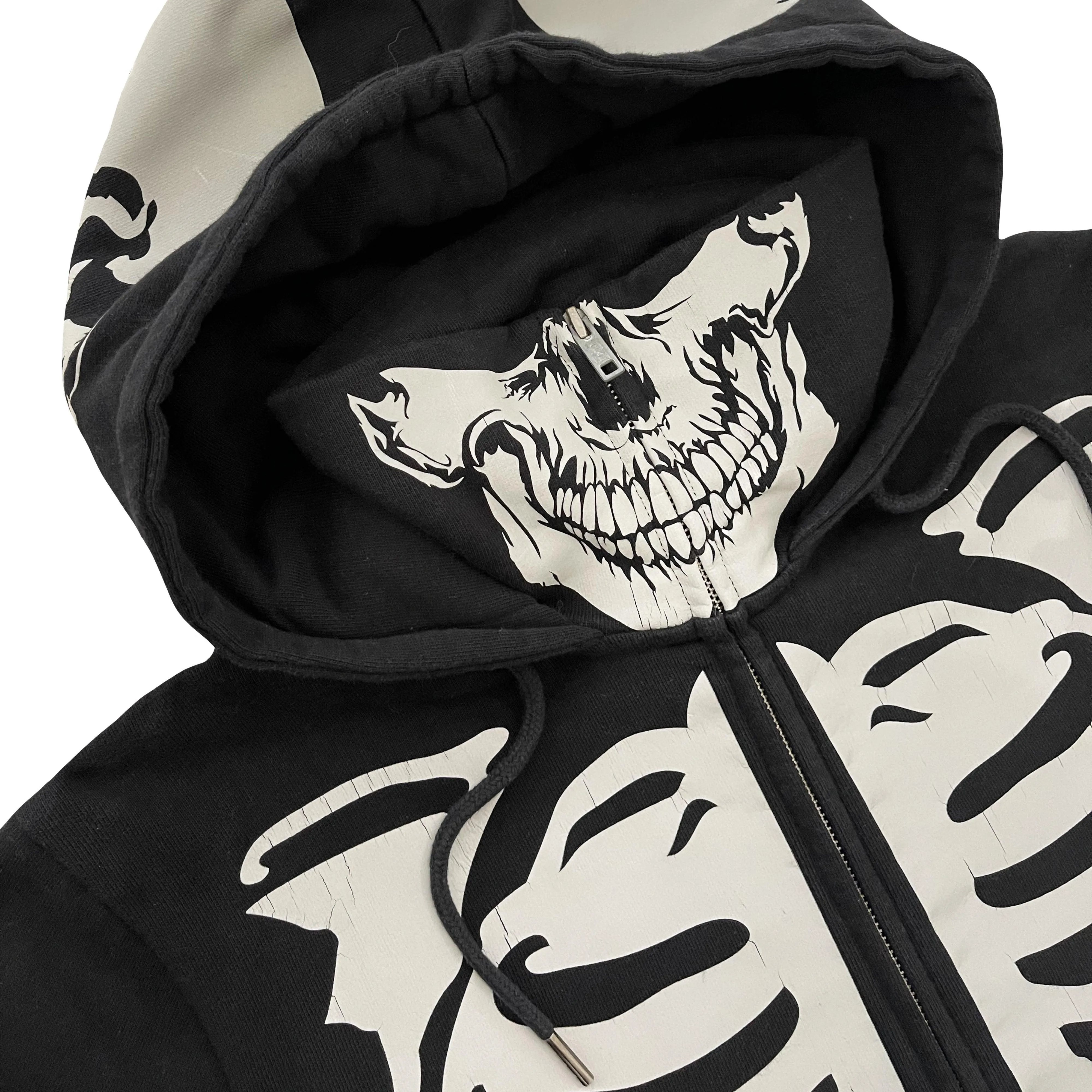 Vanson Leathers Skeleton Hoodie