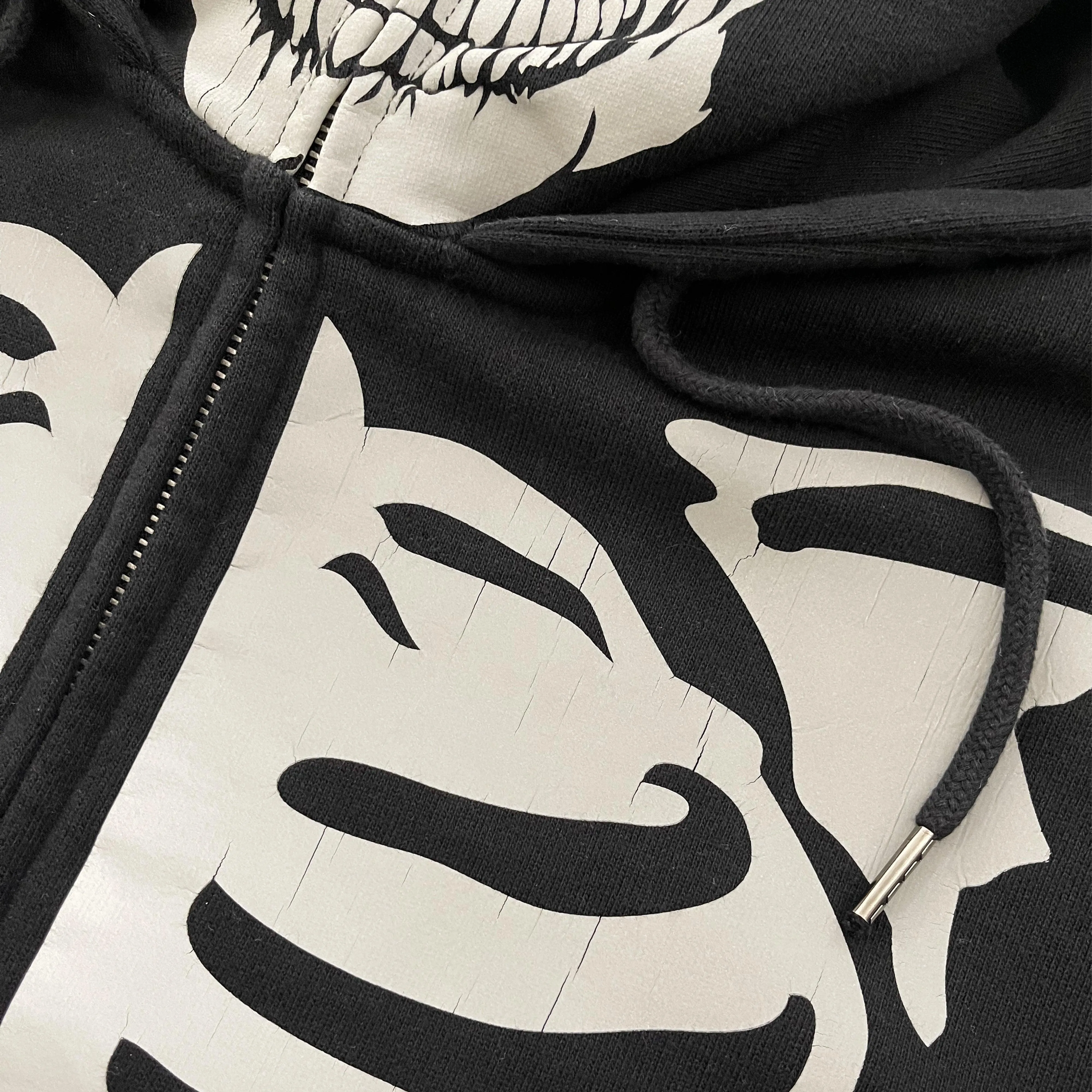 Vanson Leathers Skeleton Hoodie