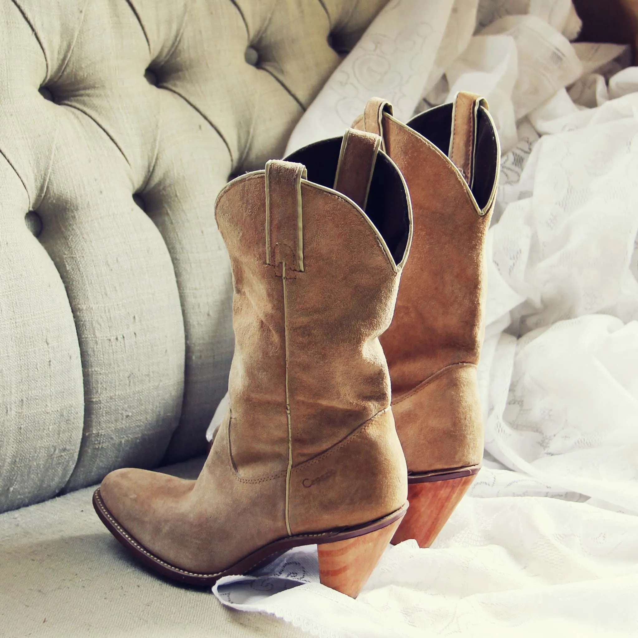 Vintage Sand Capezio Boots