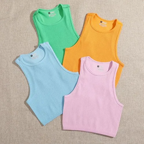 Women's Blouse Tank Tops Vacation Solid Color