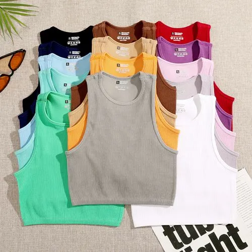 Women's Blouse Tank Tops Vacation Solid Color