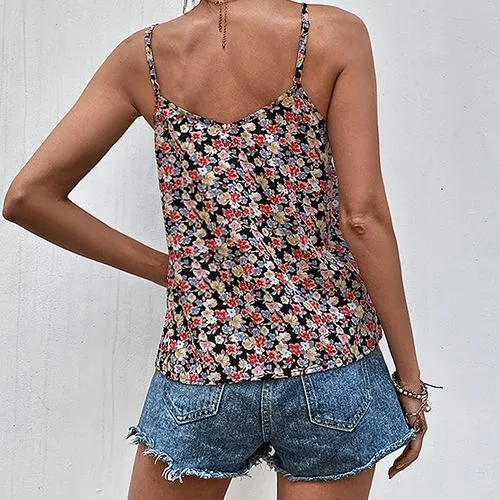 Women's Camisole Tank Tops Elegant Vacation Ditsy Floral