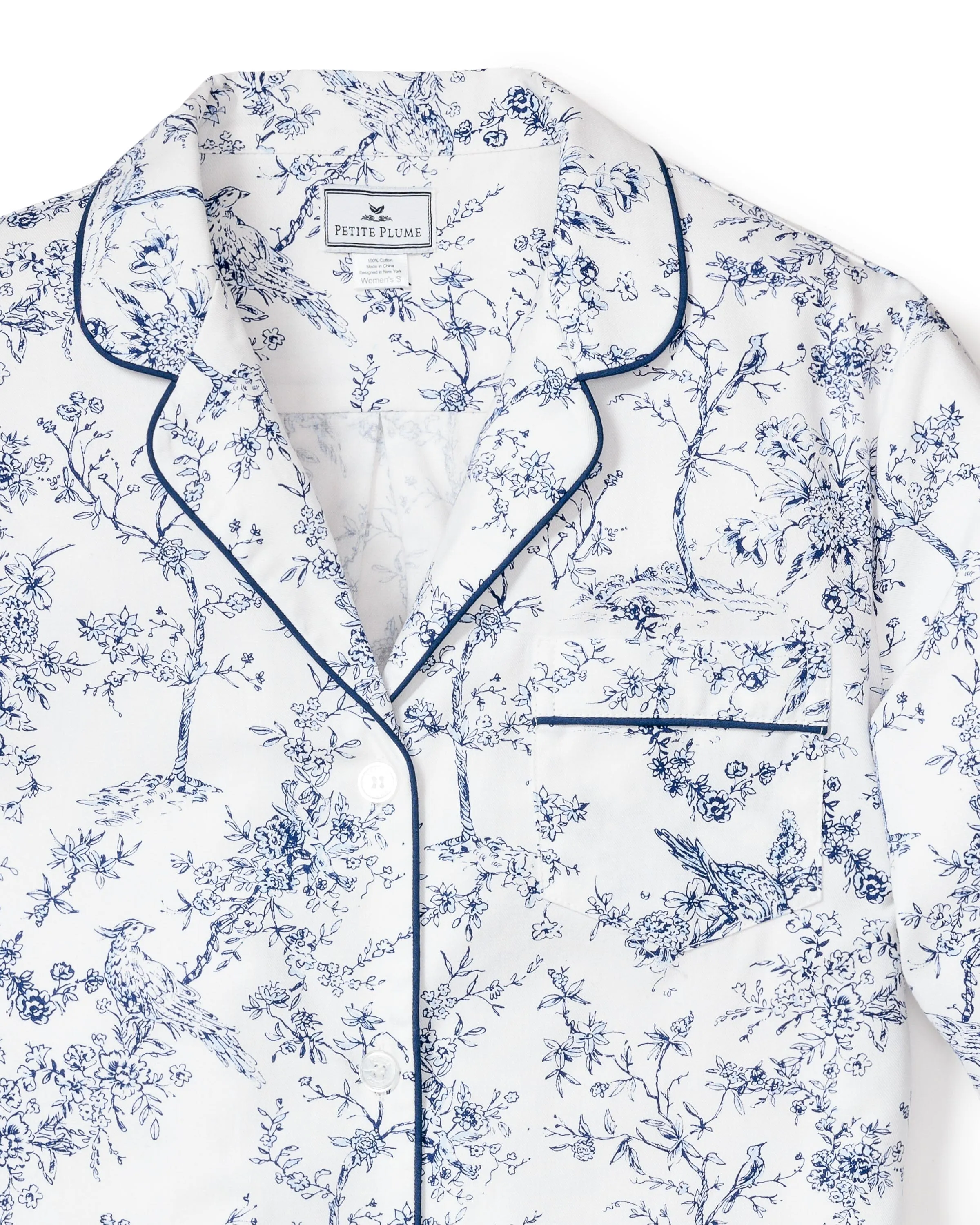 Women's Twill Pajama Set | Timeless Toile