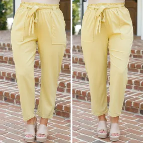 Yellow Nice Pants